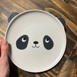 Cute Panda Kids Plate